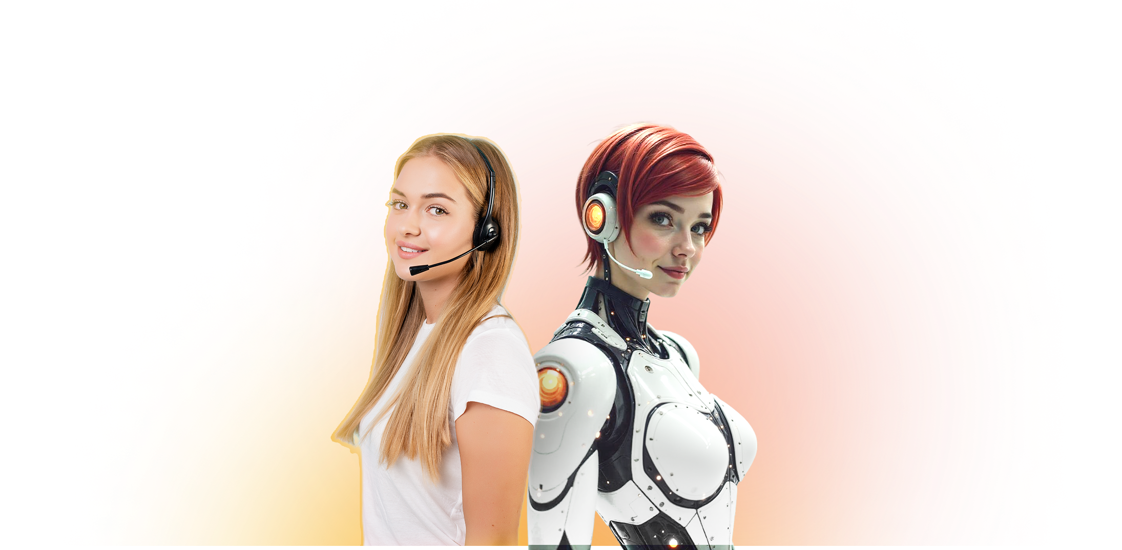 Pexly two women from call center